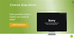 Desktop Screenshot of comidaecologica.com.br